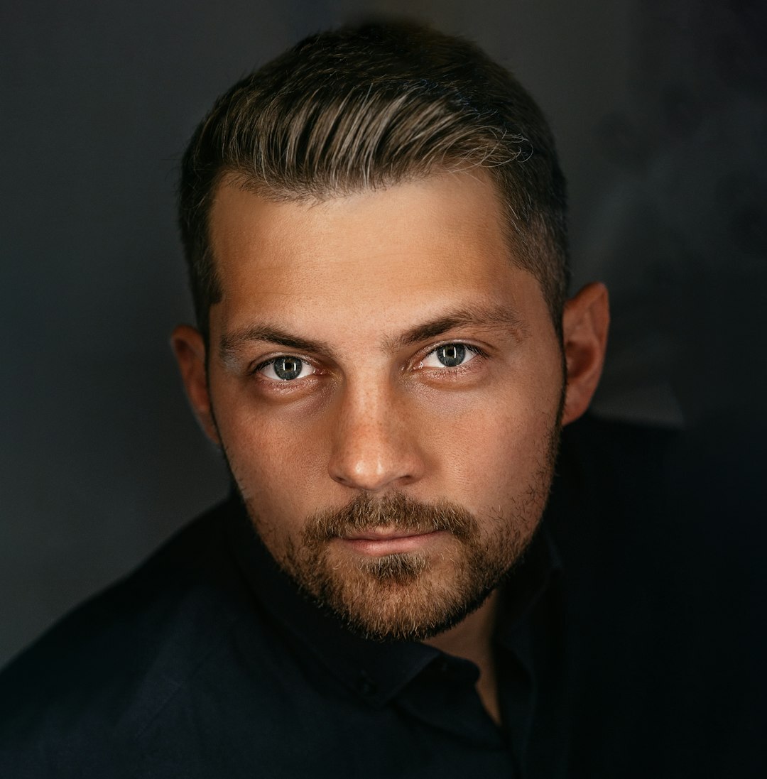 Male studio instructor portrait